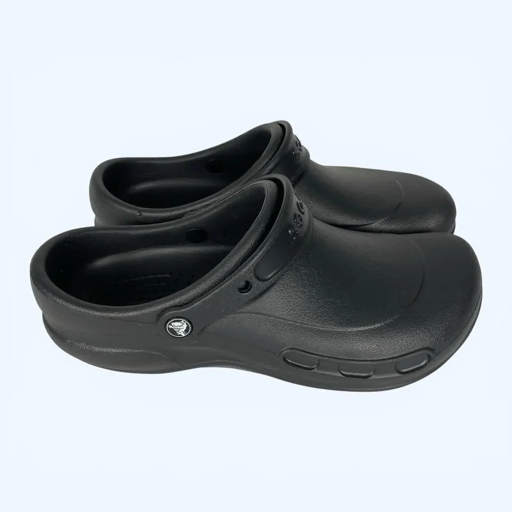 Crocs at Work Bistro Clog Slip Resistant M10, W12 Black 10075-001